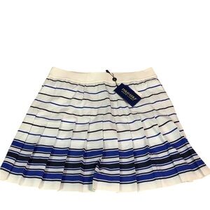 Polo golf Ralph Lauren Women's Blue Striped Skirt new with tag